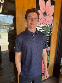 Performance Polo - Stars and Stripes - Navy