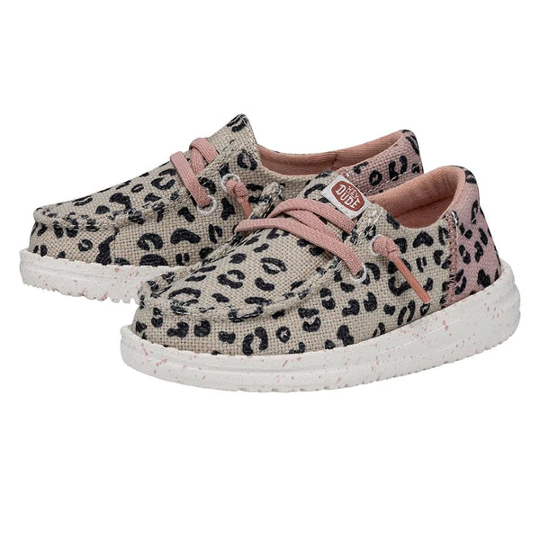 Hey Dude Wendy Toddler Funk Leo - Cream/Pink