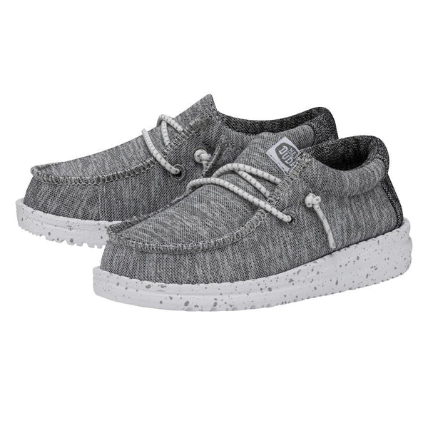Hey Dude Wally Toddler Sport Knit - Light Grey