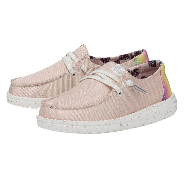Hey Dude Wendy Youth Sparkle - Silver