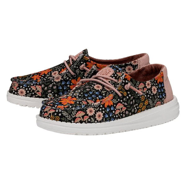 Hey Dude Wendy Youth Forager - Black Multi