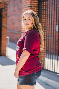 Friday Night Lights Tee - Maroon