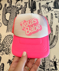 "Texas Babe" Foam Trucker Hat