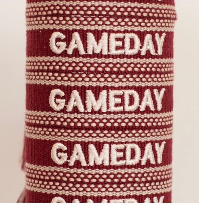 "Gameday" Embroidered Bracelet