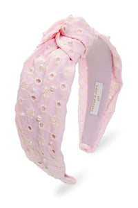 Ellie Pearl Knot Headband - Pink