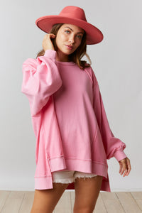 The Bella Pullover - Pink