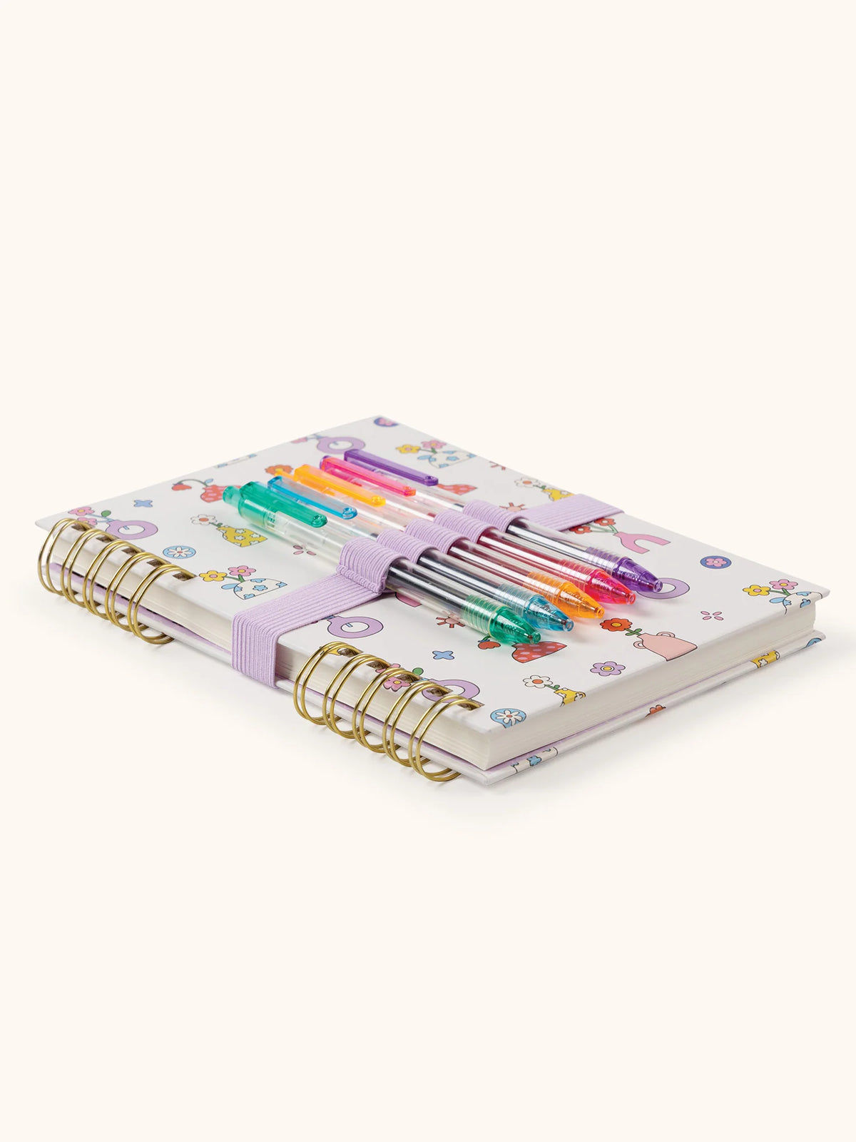 Pretty Posies Harper Split-Spiral Notebook & Pen Set