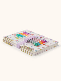 Pretty Posies Harper Split-Spiral Notebook & Pen Set