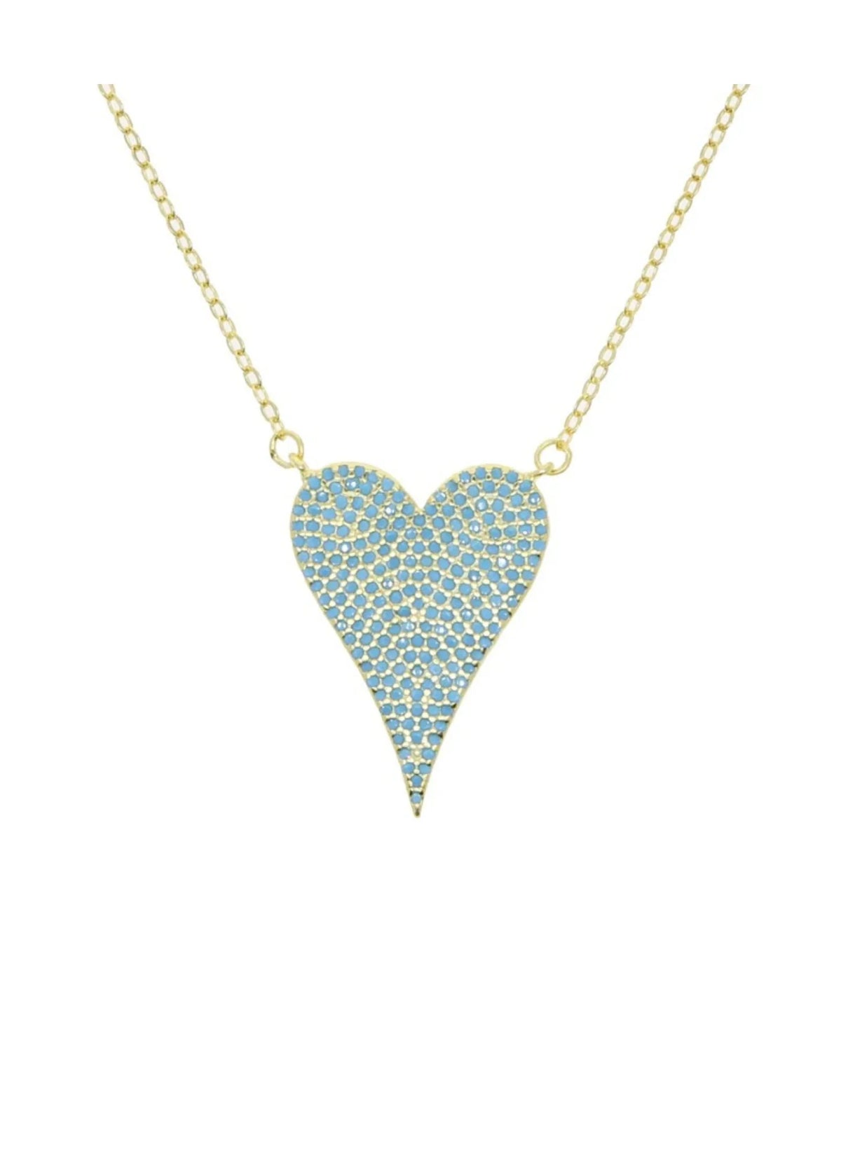 Dylan Turquoise Heart Necklace