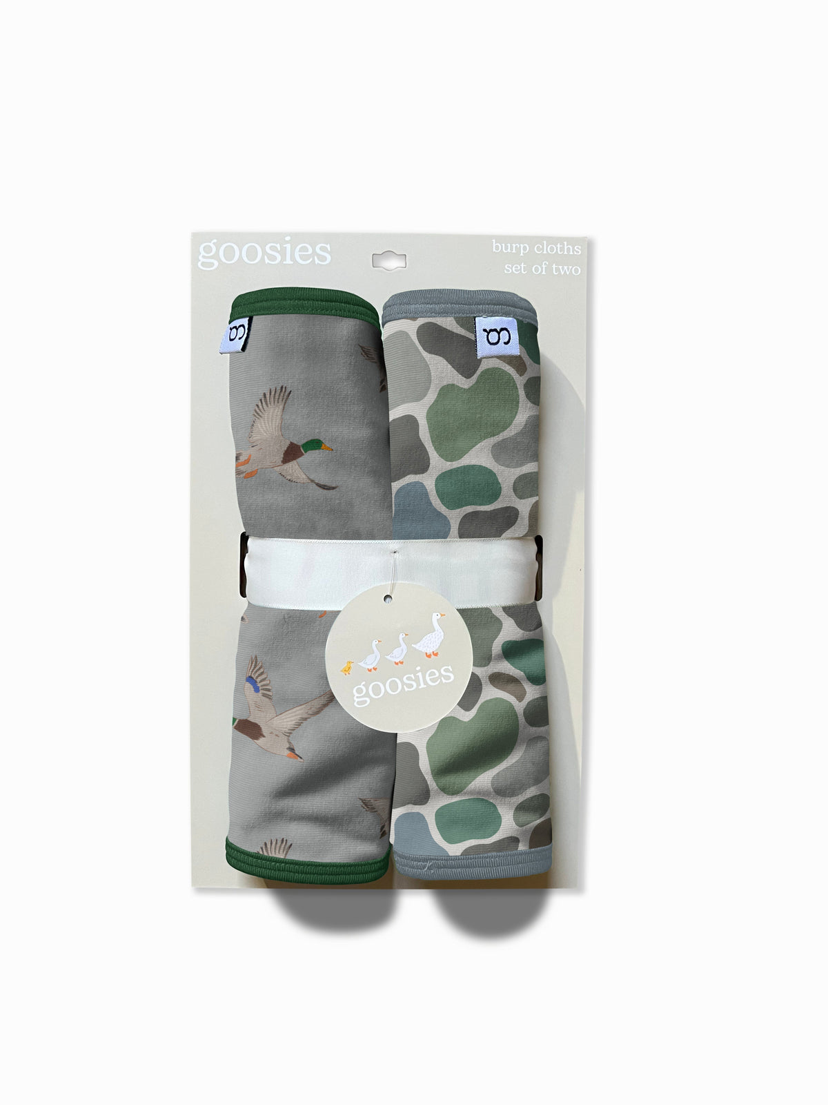 Goosies Burp Cloths (Set of Two) - Mallards & Camo