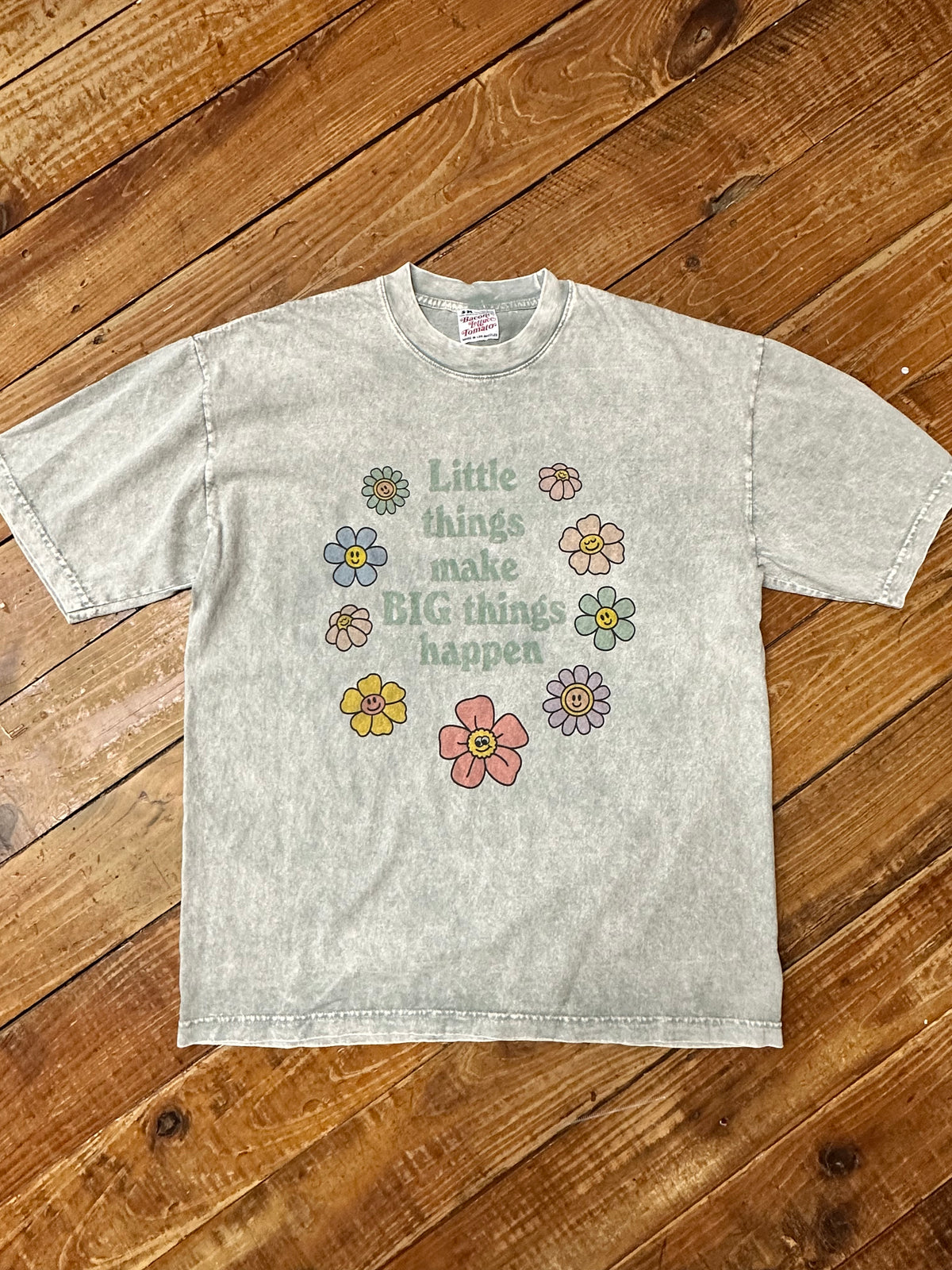 Little Things Mineral Washed Graphic Tee