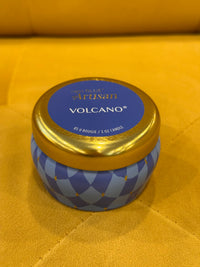 Volcano Artisan Winter Bazaar Mini Tin