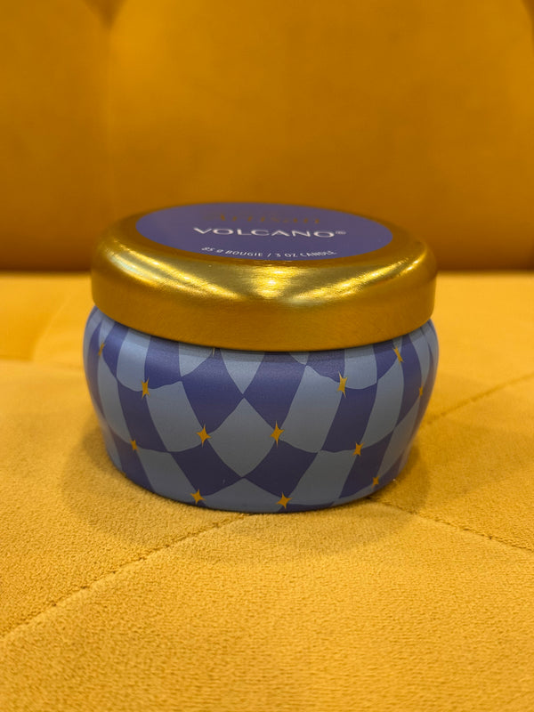 Volcano Artisan Winter Bazaar Mini Tin