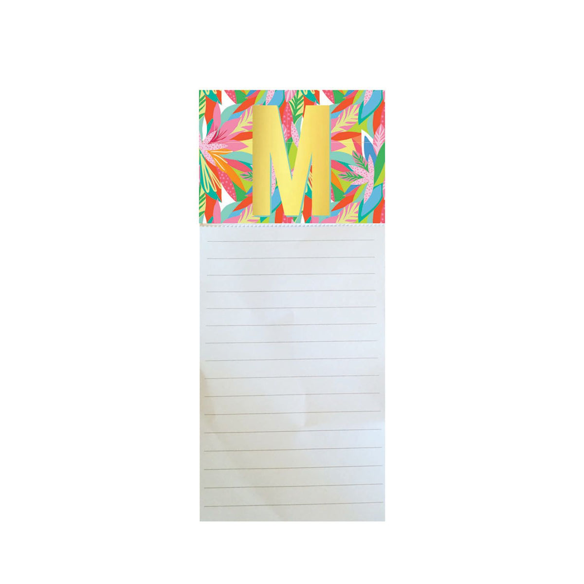 Mary Square Initial Magnetic Notepad