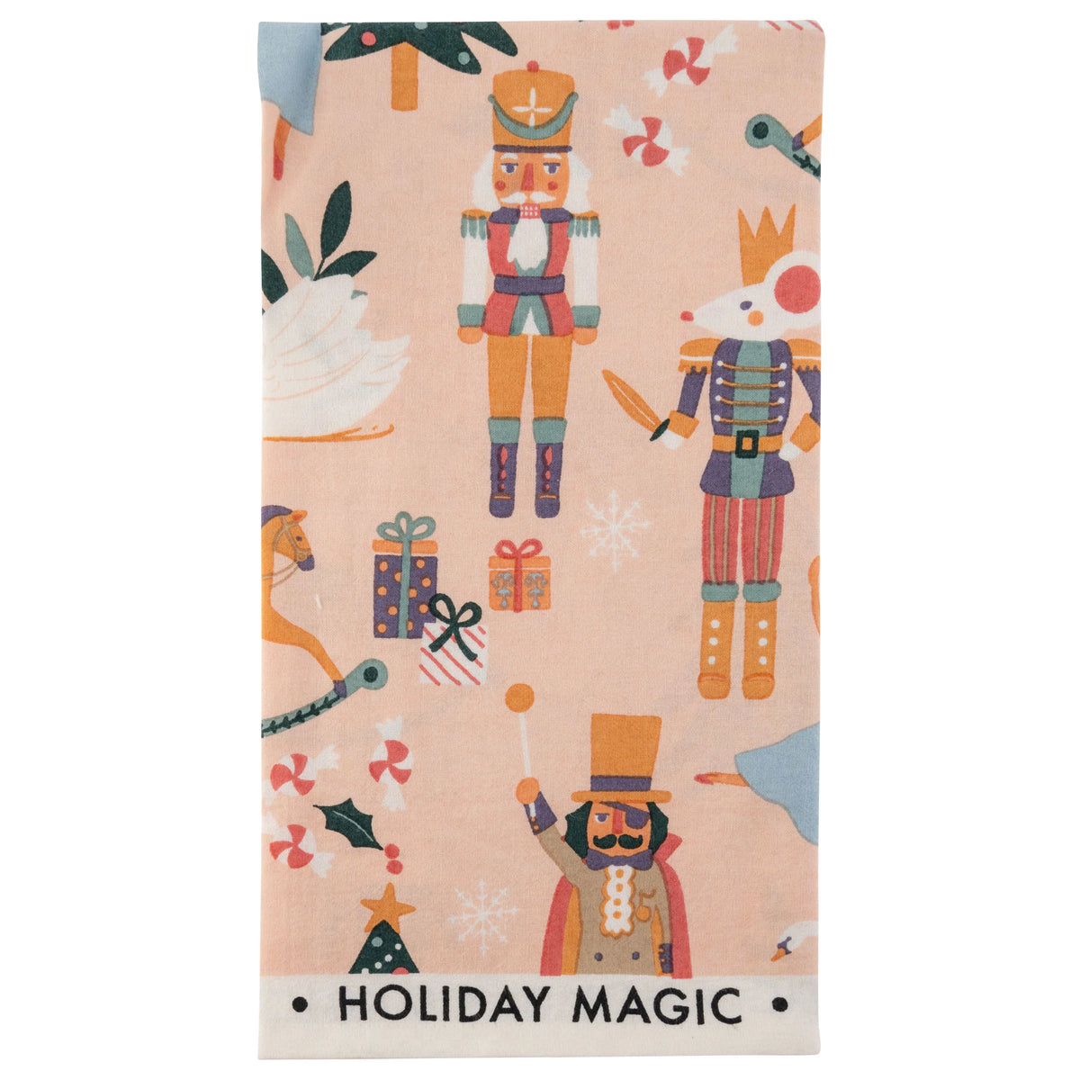 Holiday Shelly Tea Towel