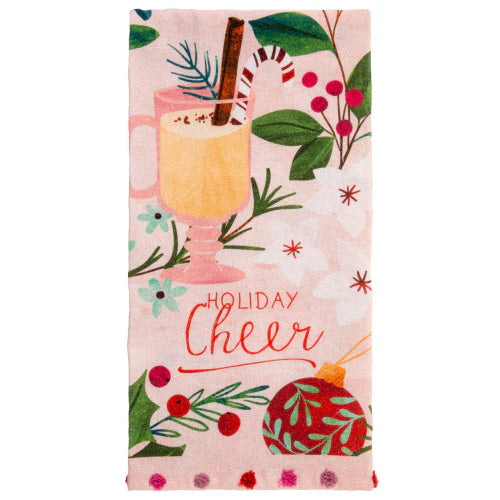 Holiday Shelly Tea Towel