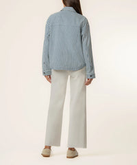 Ellie Striped Denim Jacket