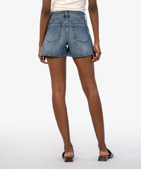 Jane High Rise Short - Distinguished with Medium Base Wash