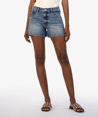 Jane High Rise Short - Distinguished with Medium Base Wash