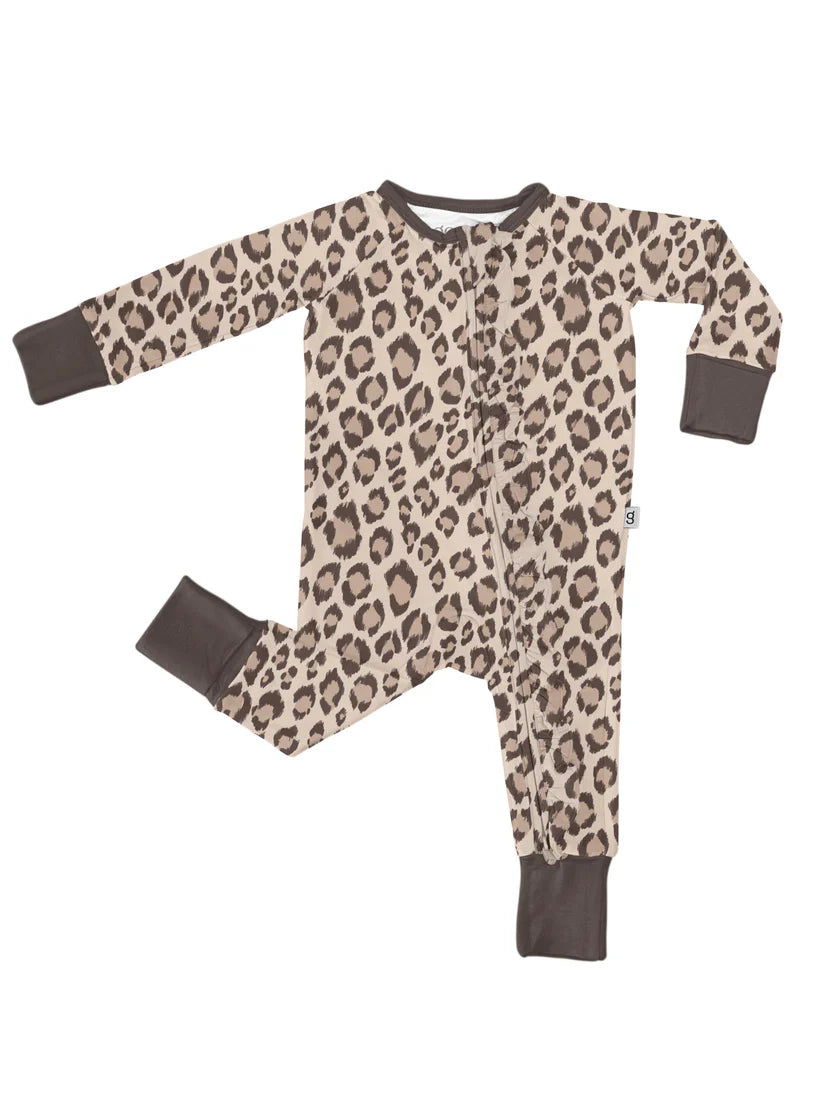 Goosies Zip PJ - Classic Leopard