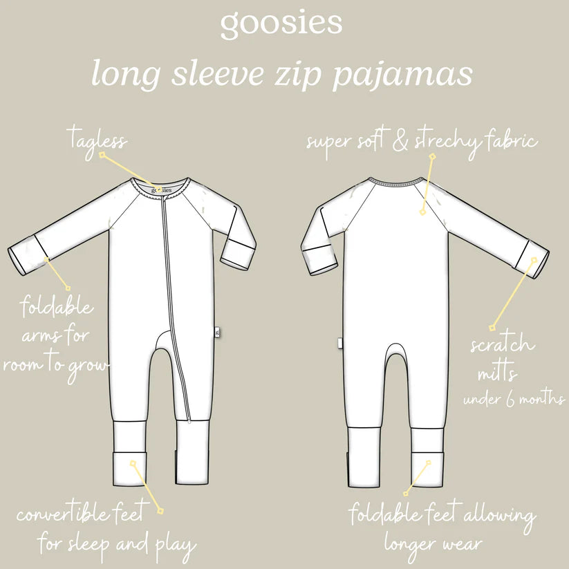Goosies Zip PJ - Festive Plaid