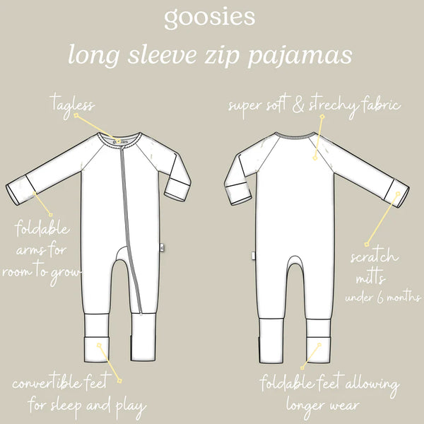 Goosies Zip PJ - Festive Plaid