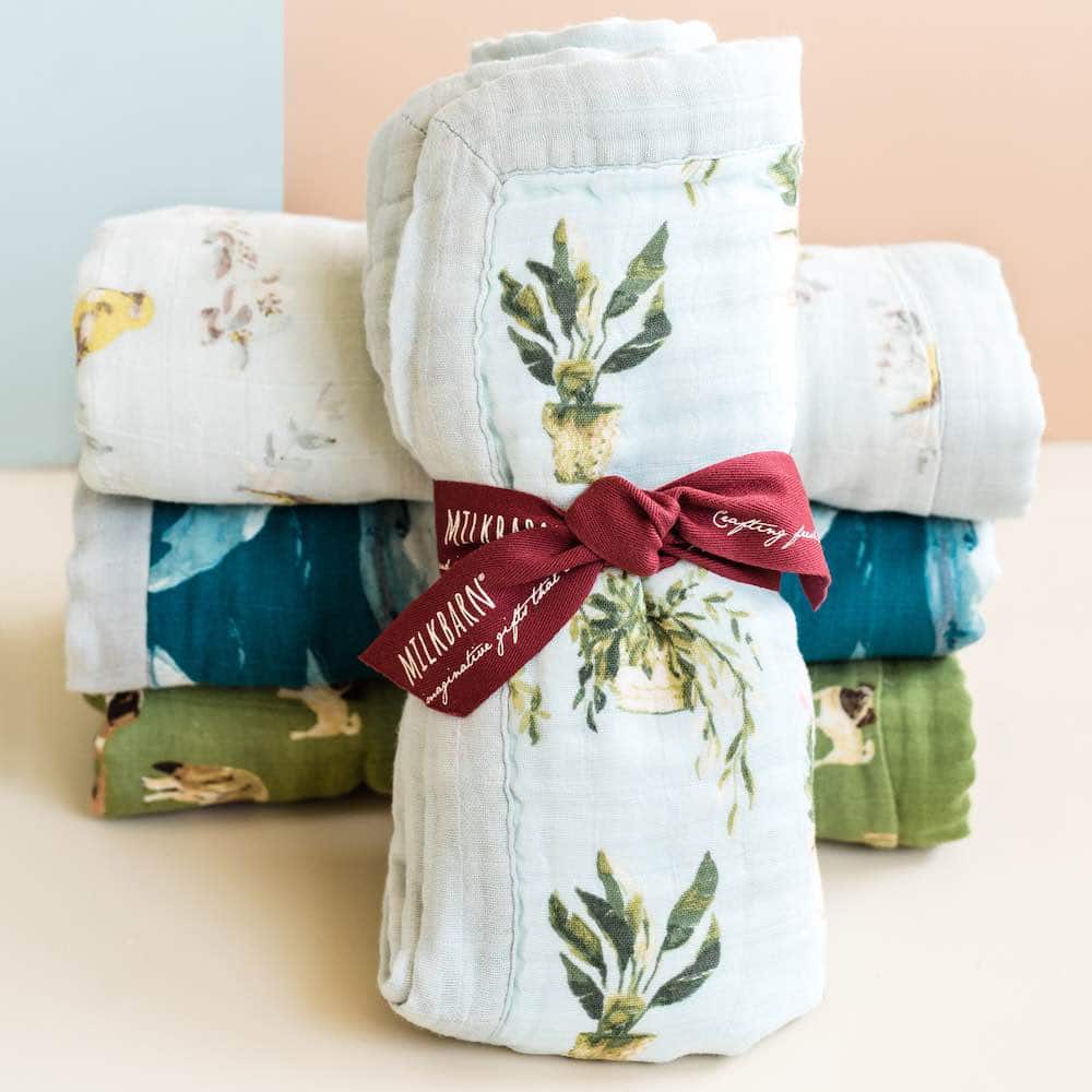 Big muslin hot sale blankets