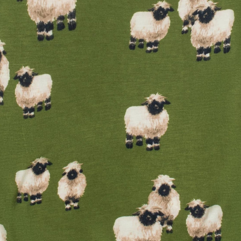 Bamboo Muslin Swaddle Blanket Valais Sheep