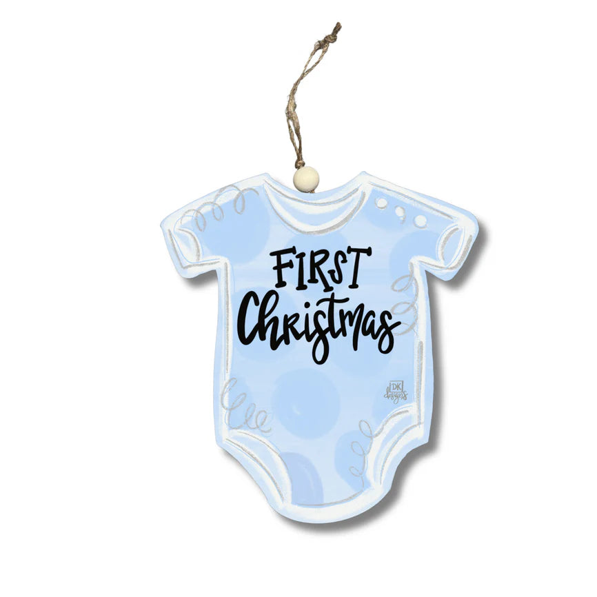 Baby's First Blue Ornament