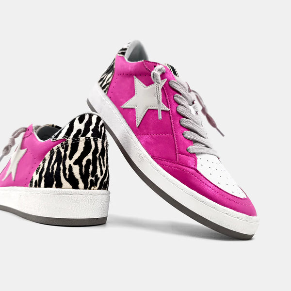 Paz Sneaker in Hot Pink