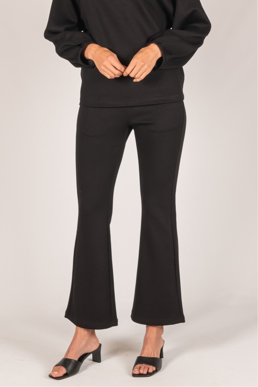 Modal Fitted Flare Pant