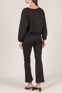 Modal Fitted Flare Pant