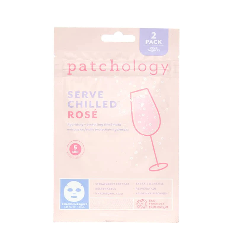 Serve Chilled Rosé Sheet Mask