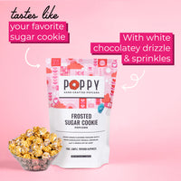 Poppy Hand-Crafted Popcorn - Frosted Sugar Cookie 8.5oz