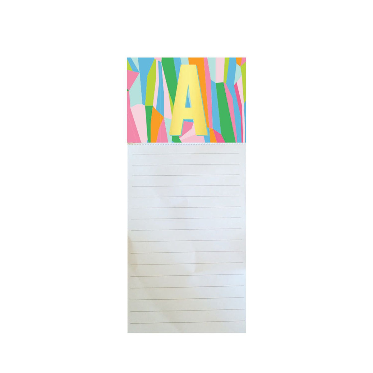 Mary Square Initial Magnetic Notepad