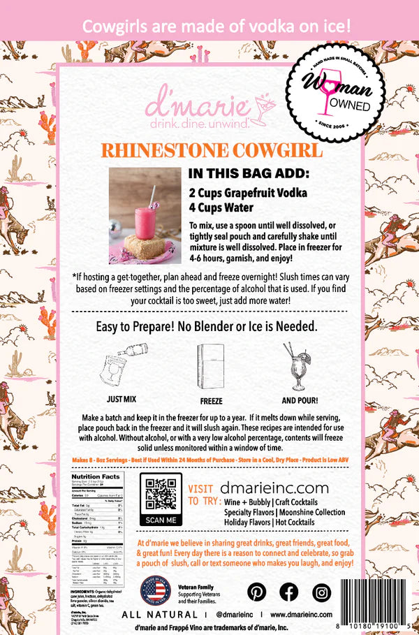 D'Marie Cocktail Infusions - Rhinestone Cowgirl