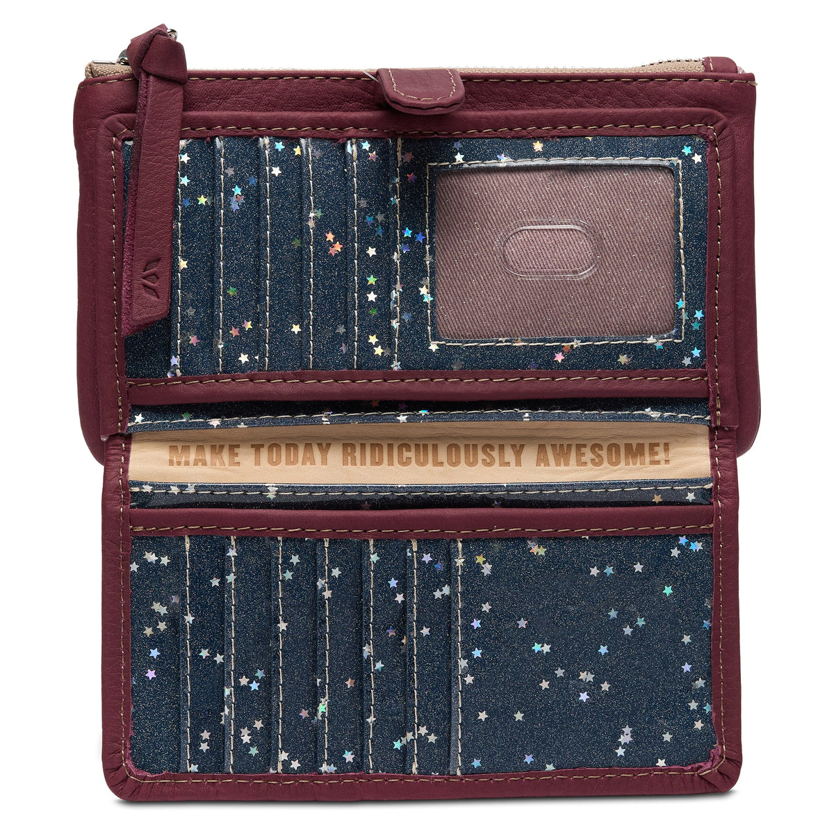 Consuela Slim Wallet - Plum
