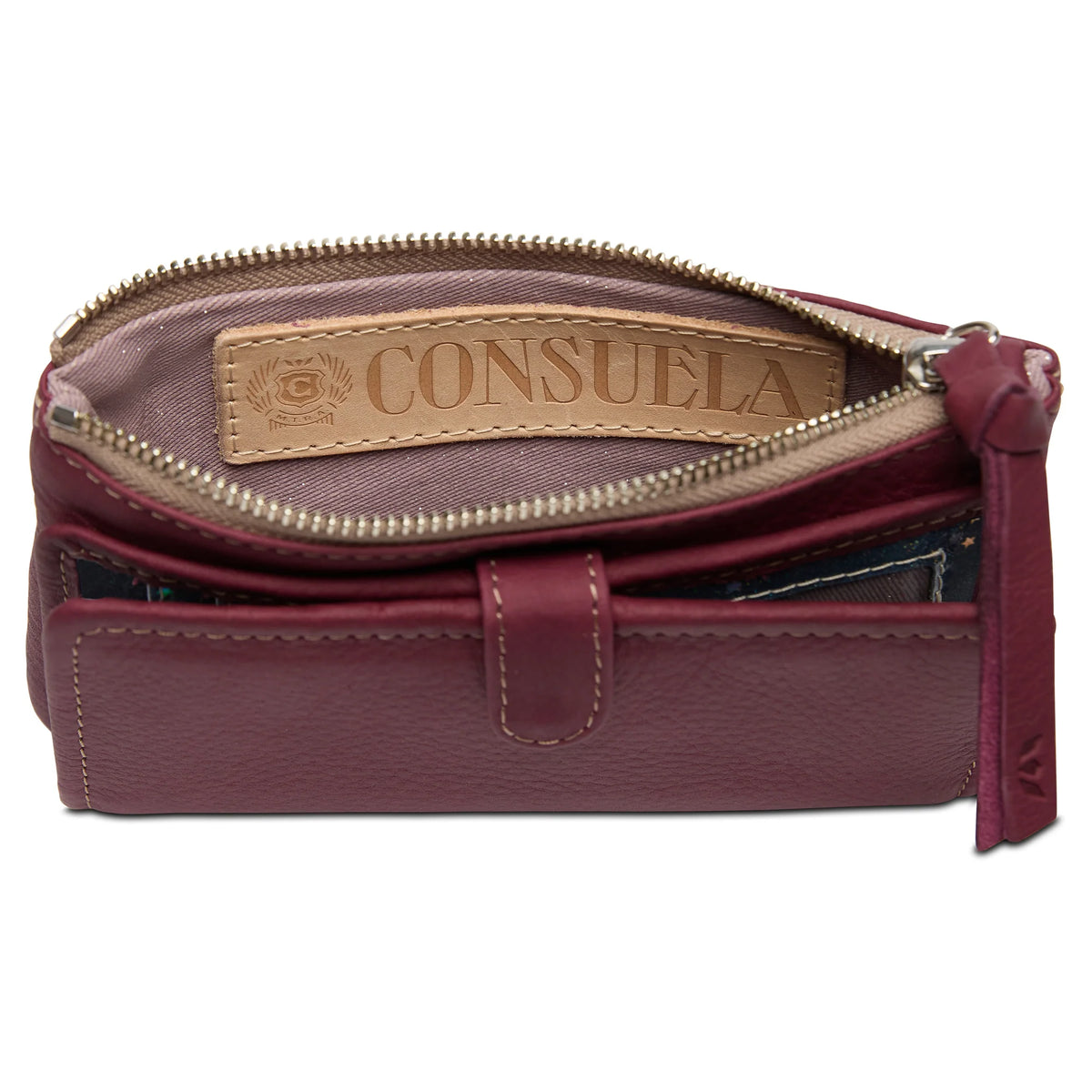 Consuela Slim Wallet - Plum