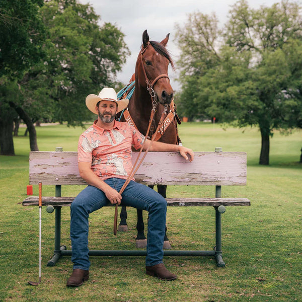 High Noon Performance Polo - Skeleton Riders