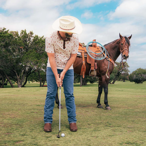 High Noon Performance Polo - Bronc Rider