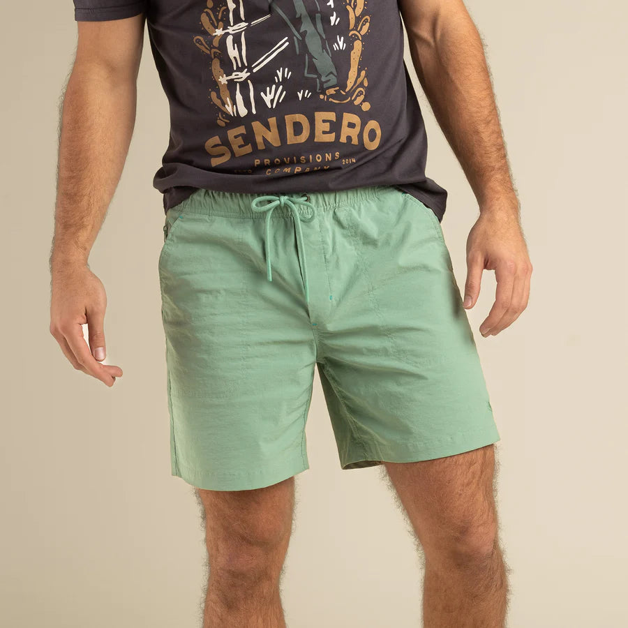 Bajada Hybrid Shorts - Laurel