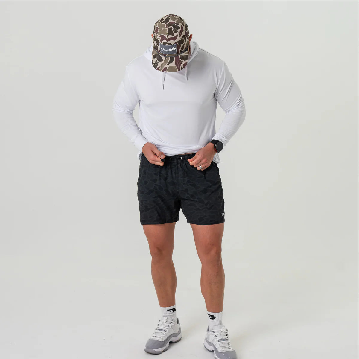 Athletic Shorts - Black Camo - Black Liner
