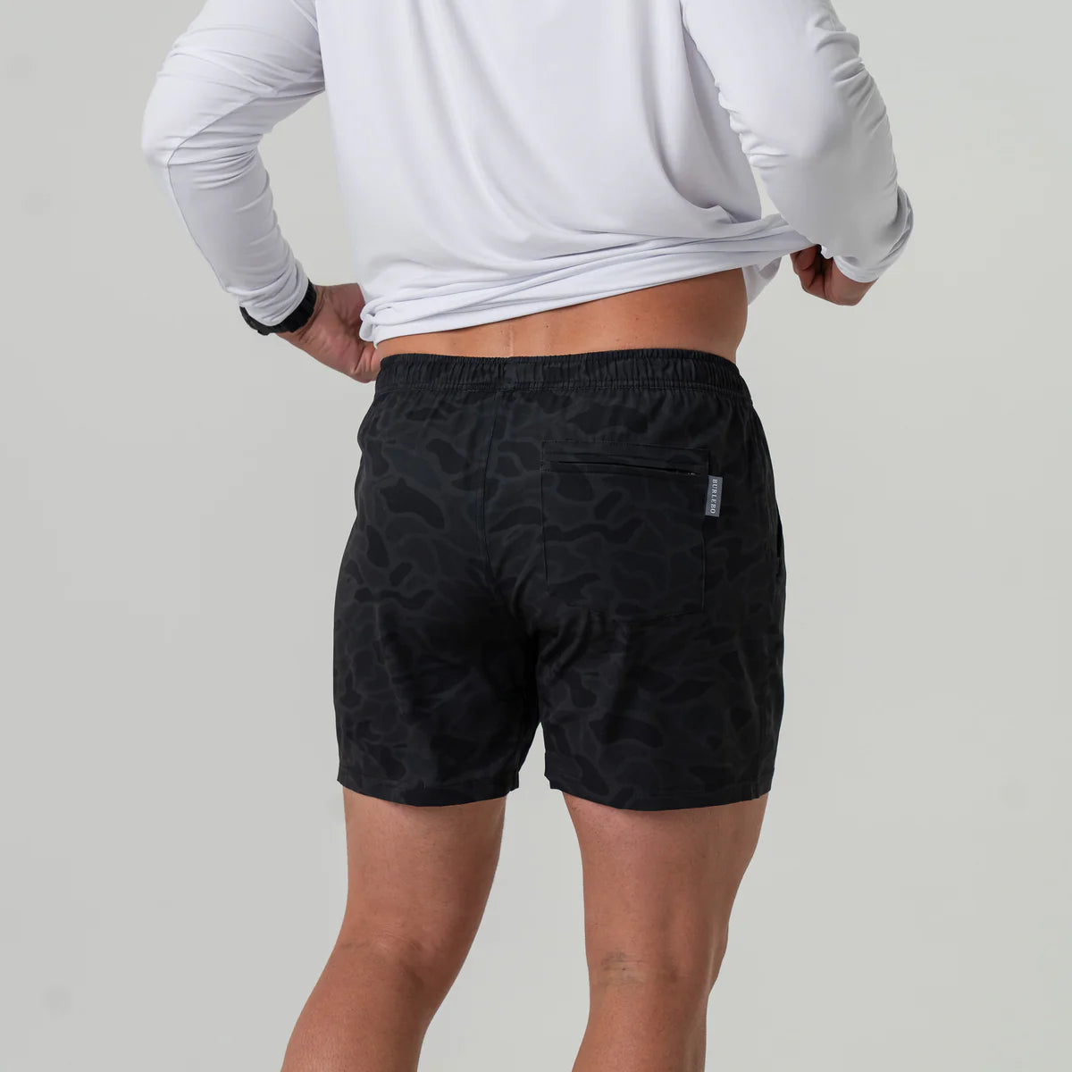 Athletic Shorts - Black Camo - Black Liner