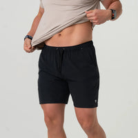 Athletic Shorts - Heather Black - Retro Duck Camo Liner