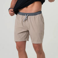 Athletic Shorts - Heather Khaki - Venado Camo Liner