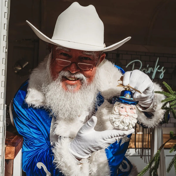 Cowboy Santa 2025 Edition Texan Christmas Ornamen