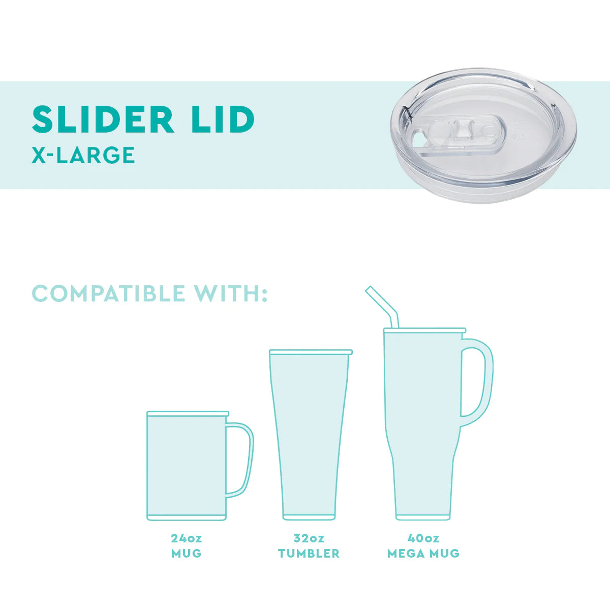Swig Life® Slider Lid - X-Large