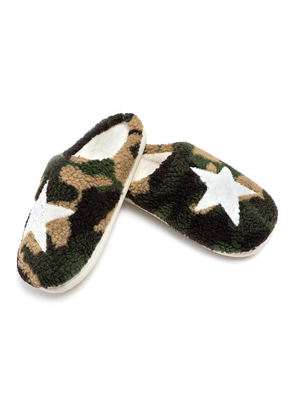 Camo Star Slippers