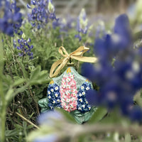 Texas Bluebonnet 2025 Texan Christmas Ornament