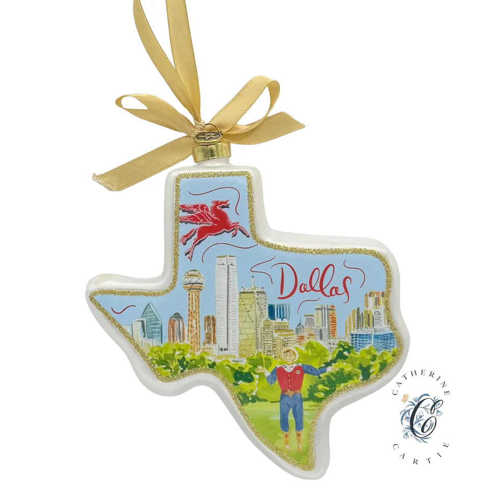 Dallas Christmas Ornament Catherine Cartie City Capsule 2025 - Thumbnail 3